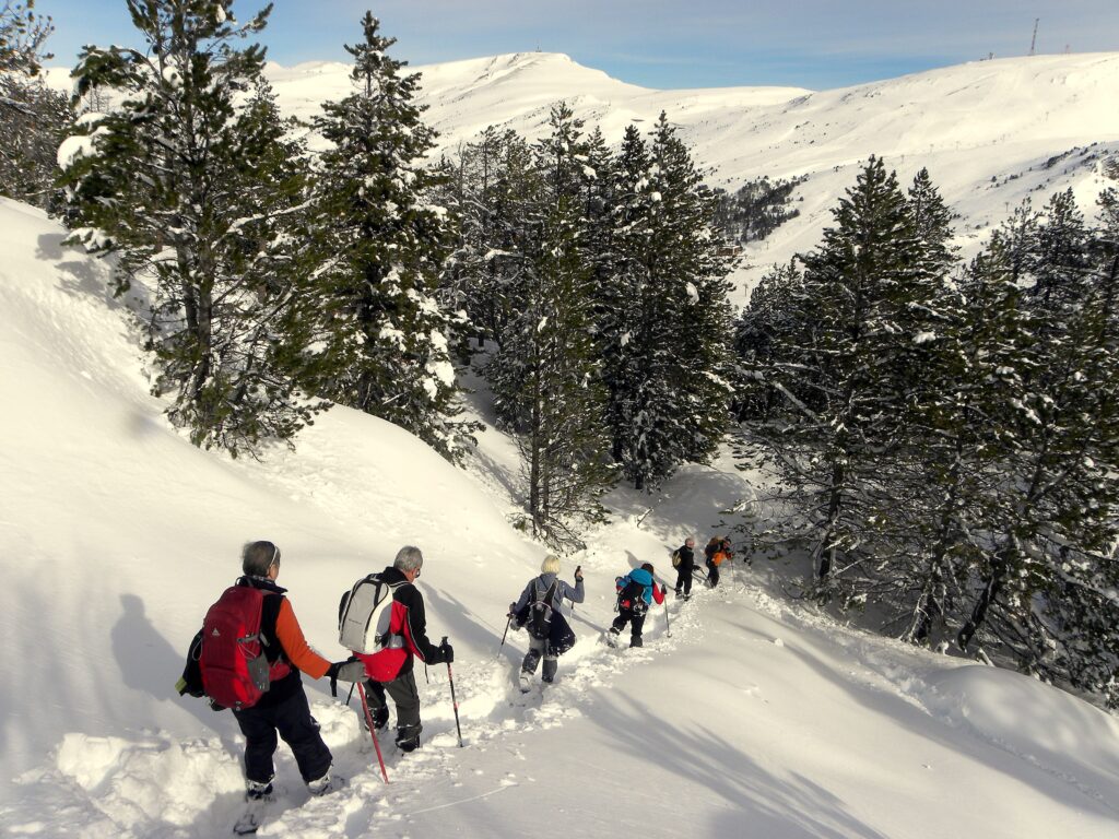 raquetas de nieve andorra