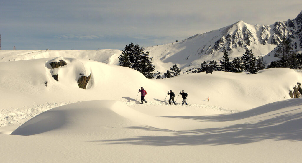 raquetas de nieve andorra