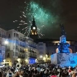 Campanadas de Nochevieja en Vitoria