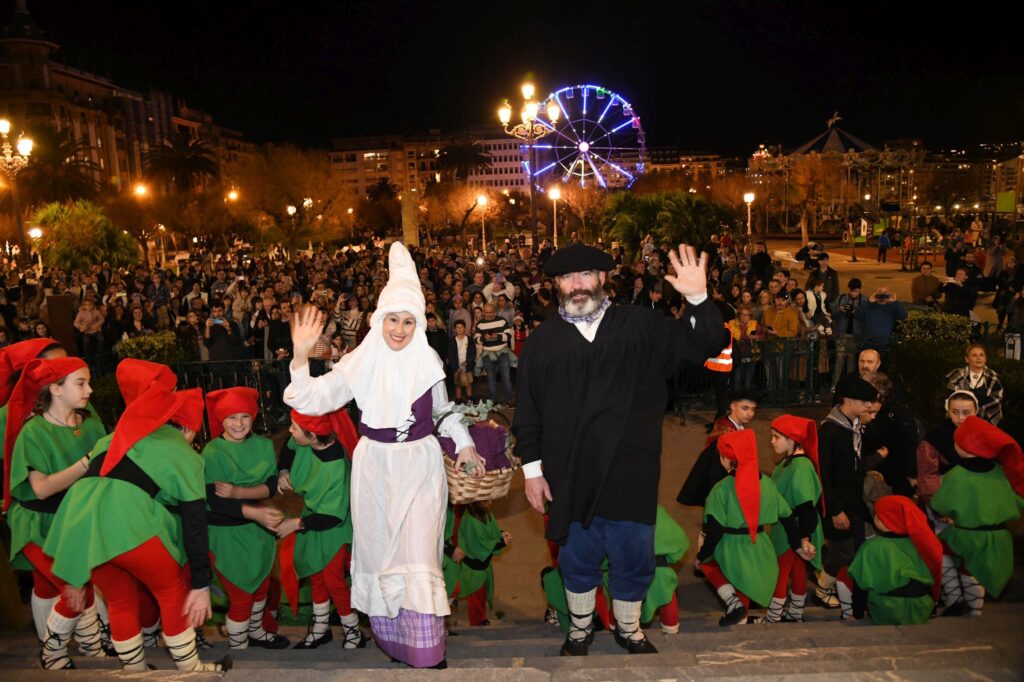 Desfile de Olentzero por Navidad