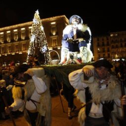 Desfile de Olentzero por Navidad