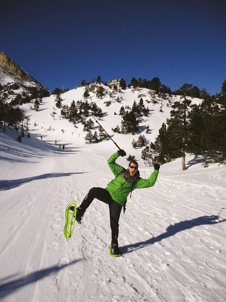 raquetas de nieve en el país vasco